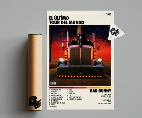 Bad Bunny Poster, Adele 25, To Pimp A Butterfly, Bunny Room, Bunny Poster, Album Cover Poster, Butterfly Poster, Custom Poster, Poster Home Decor