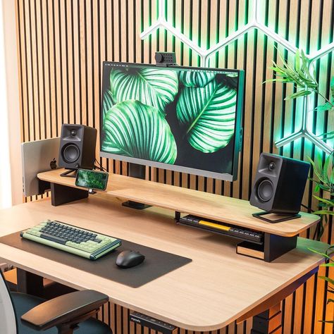 New Premium Desk Setup video is out 😎 I’ve handpicked all its components with care with my criteria of what a premium product is 👀 Check i… | Instagram Sonos Setup, Gamer Office, Computer Desk Setup, Home Studio Setup, Desktop Setup, Mini Desk, Premium Product, Studio Setup, Desk Set