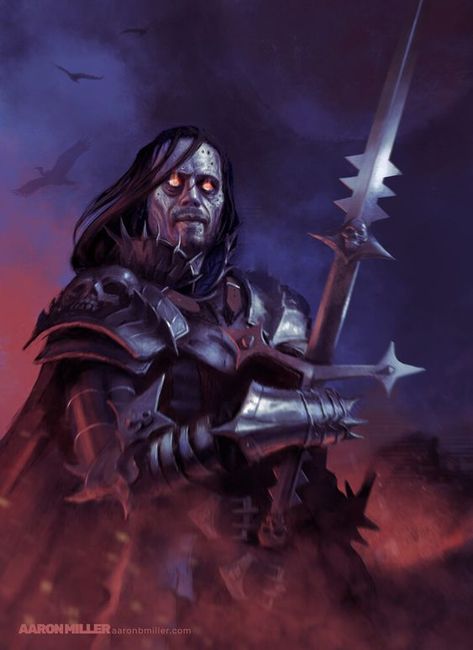 Curse Of Strahd Npc, Zombie Knight, Knight Anime, Zombie Army, Curse Of Strahd, Dark Warrior, Fantasy Pictures, D&d Dungeons And Dragons, Dungeons And Dragons Homebrew