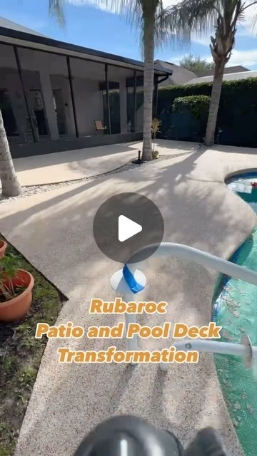 Rubber Surfacing and Epoxy Floor Coatings | Central Florida on Instagram: "Check out this Patio/Pool Deck transformation!🔥🔥🔥

Why Rubaroc❓

✅Cool
✅Comfortable
✅Slip-Resistant
✅Level
✅Porous material, water will drain right through
✅Easy to clean- just spray with a hose!
✅Durable- will last for years!
✅Completely customizable- choose any color combination!
✅Borders and designs available!

Why Call Us❓

🔸Central Florida’s leaders in Rubaroc
🔸Local, Family Owned Small Business
🔸We stand behind our product, 💯 satisfaction guaranteed!

Call us today to book your FREE ESTIMATE!
📲 407-955-0101

elitefloorsurfacing.com

#efs #elitefloorsurfacing #rubarocorlando #efsandrubaroc #safetysurfacing #rubberinstallation #rubaroc #rubbersurfacing #pooldeckresurfacing #porchgoals" Rubber Pool Decking, Epoxy Pool Deck, Epoxy Patio Floor, Deck Transformation, Deck Resurfacing, Patio Pool, Patio Flooring, Porous Materials, Epoxy Floor