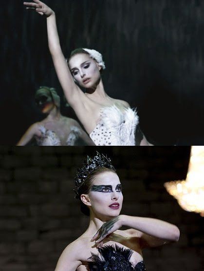 beautiful. Black Swan Duo Costume, Black Swan Photography, Black And White Swan Aesthetic, The Black Swan Movie, White Swan Makeup, Black Swan And White Swan, White And Black Swan, Black Swan White Swan, Black And White Swan