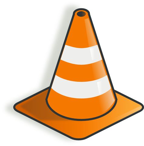 construction clip art | construction cone by rg1024 -