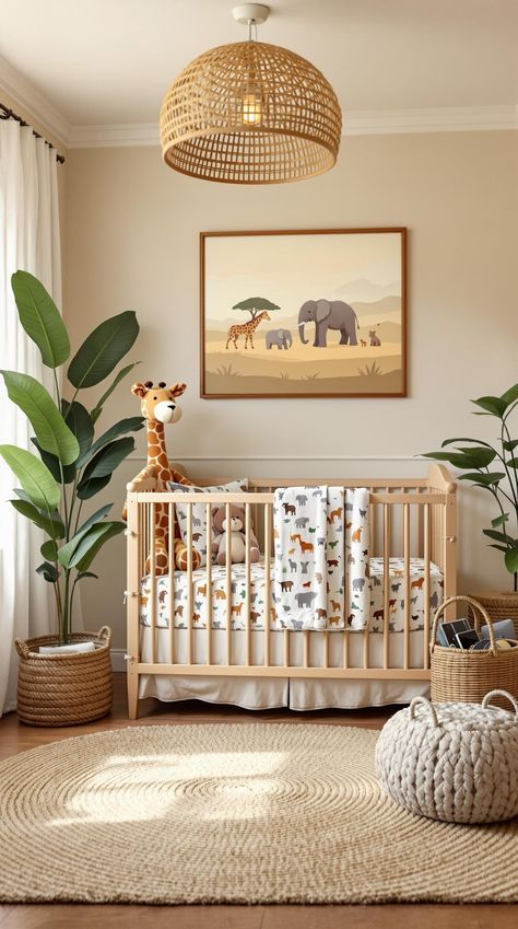 Nursery Room Ideas Animal-themed Nursery Ideas, Nursery Ideas Safari, Nursery Ideas Colorful, Zoo Themed Nursery, African Safari Nursery, Zoo Nursery Theme, Safari Nursery Theme, Safari Nursery Ideas, Safari Baby Room