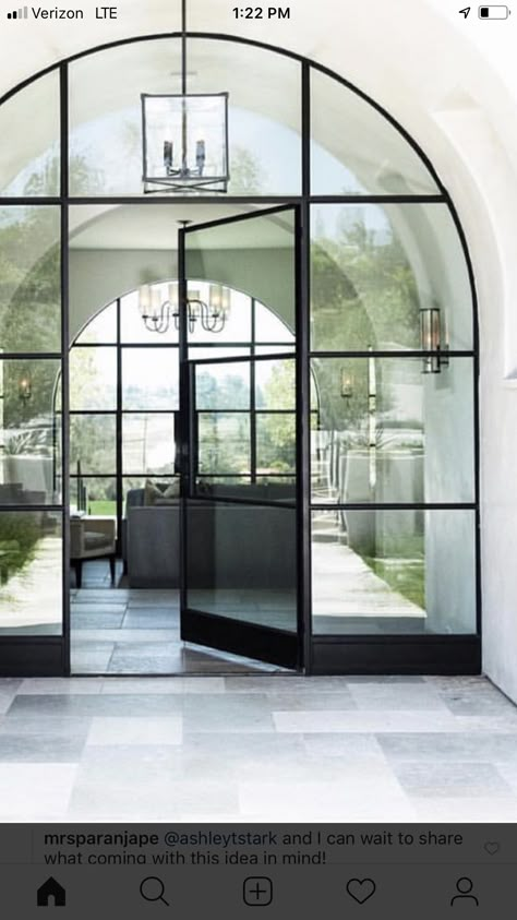 Glass Arched Door, Arched Pivot Door, Arch French Doors, Arched Glass Doors, Arch Glass Door, Arched French Doors, Crittal Windows, Glass Garage Door, French Doors Exterior