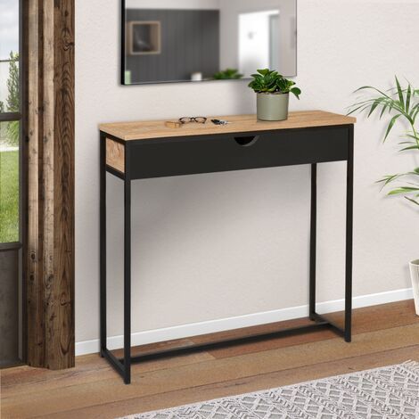 EN STOCK : Console 1 tiroir noir BOSTON design industriel, 14683 pas cher. Livraison rapide partout en France. Console Entree Design, Console Styling, Boston Design, Table Console, Home Deco, Console Table, Entryway Tables, Entryway, France