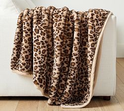 Chesterfield Malibu Living Room | Pottery Barn Cheetah Print Rooms, Cheetah Print Blanket, Cheetah Bedroom, Cheetah Blanket, Leopard Blanket, Cable Knit Throw Blanket, Dream Christmas, Oversized Throw Blanket, Decorating Bedroom