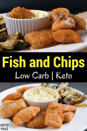 Keto Fish And Chips, Using Almond Flour, Keto Fish, Keto Eating, Soup Appetizers, Seafood Recipe, Low Carb Recipe, Battered Fish, Zucchini Chips