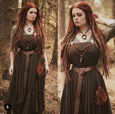 Pagan Outfits, Viking Female, Pagan Fashion, Viking Cosplay, Ren Faire Costume, Strega Fashion, Dress Impress, Lost Lands, Real Outfits