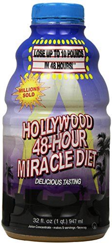 Hollywood 48-Hour Miracle Diet, 32-Ounce Bottles (Pack of 2) ** Click on the image for additional details. Fruit Juice Cleanse, Best Liquid Diet, Juice Cleanse Diet, Hollywood Diet, Miracle Fruit, Health Guru, Cleanse Diet, Juice Fast, Liquid Diet