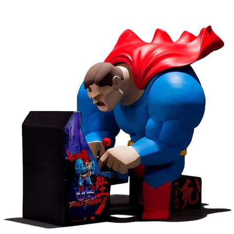 Lowfool vs Lowfool : Inner Conflict by Fool's Paradise ($349.95) #lowfool #innerconflict #fatsuma #fatsumatoys #foolsparadise #lowfoolvslowfool #superman #arcade #supermanvsbatman #designertoy #vinyltoy #awesome #cool #instacool #beautiful #beauty #amazing #love #instalove #fun #art #instagood #collectible #toy #new Inner Conflict, Vinyl Art Toys, Disney Monsters, Toy Sculpture, Custom Toys, Vinyl Toys, Fun Art, Figurative Sculpture, Designer Toys