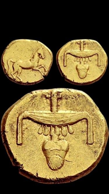 Egyptian Coins, Rare Gold Coins, Ancient Coins India, Pirate Gold Coins, Egyptian Ceramics Ancient Egypt, Ancient Egyptian Jewelry, Ancient Greek Coin, Egyptian Jewelry, Egyptian Art