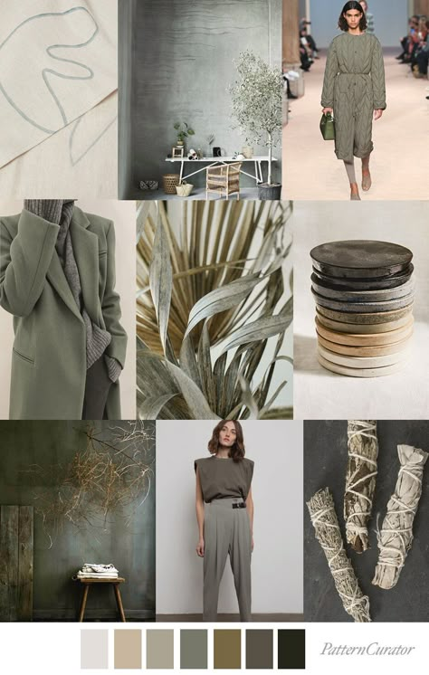 Pattern Curator, Fashion Trending Moodboard, Colour Mood, Colors Inspiration, Sage Smudge, Color Forecasting, Art Appliqué, Mood Colors, Color Trends Fashion