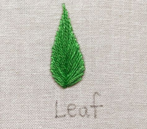 Embroidery On Leaf, Embroider Leaves, Leaf Ideas, Couching Stitch, Embroidery Stitches Beginner, Embroidery Leaf, Pashmina Saree, Blouse Design Ideas, Lazy Daisy Stitch