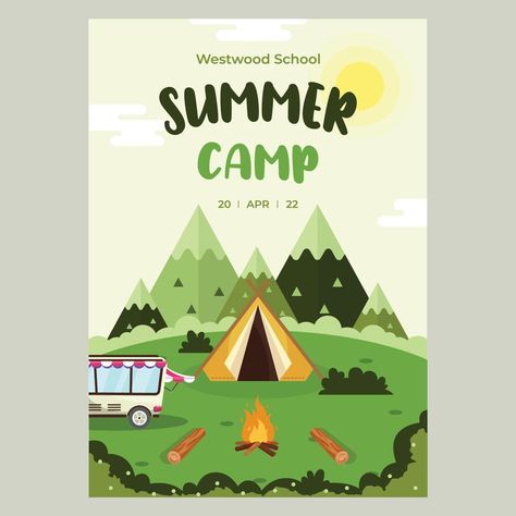 Summer Camp Poster, Camp Festival, Camp Poster, Camp Flyer, Camping Festival, 잡지 레이아웃, Festival Camping, Festival Poster, Cute Poster