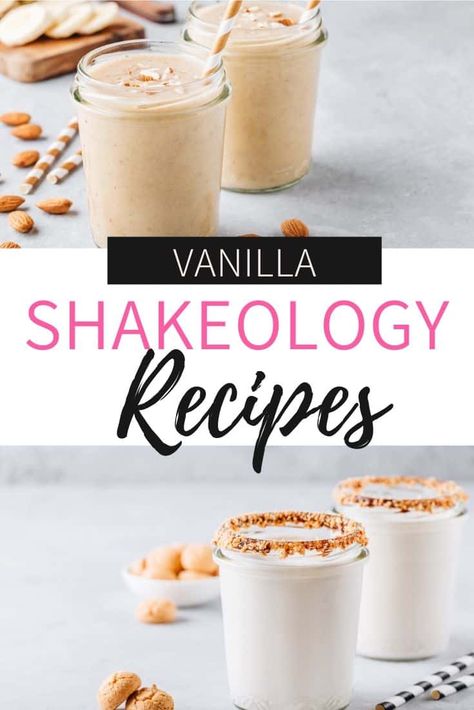 Shakeology Dessert Recipes, Vanilla Shakeology Recipes, Shakeology Shakes, Vanilla Shakeology, Shakeology Recipes, Mango Pineapple Smoothie, Chocolate Shakeology, Beachbody Recipes, 21 Day Fix Meals