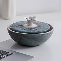 Ceramic Indoor Water Fountain, Small Indoor Water Fountains, Desktop Water Fountain, Office Blue, Diy Water Fountain, Tabletop Water Fountain, Indoor Water Fountains, Cat Fountain, Natural Ceramic