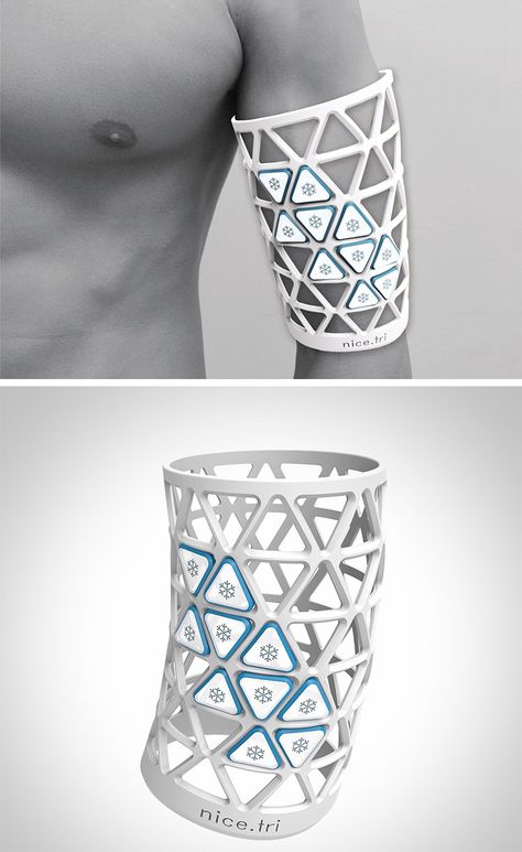 Future Product Design, Simple Product Design, Medical Device Design, Drukarka 3d, Simple Products, Muscle Relief, Wearables Design, Medical Products, Gel Pack