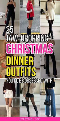 Dinner Outfit Christmas, Christmas Dinner Outfit Ideas, Casual Christmas Dinner, Christmas Dinner Outfit Casual, Outfit Christmas Dinner, Christmas Party Outfits Casual, Christmas Dinner Outfits, Ideas For Christmas Dinner, Makeup Looks Christmas