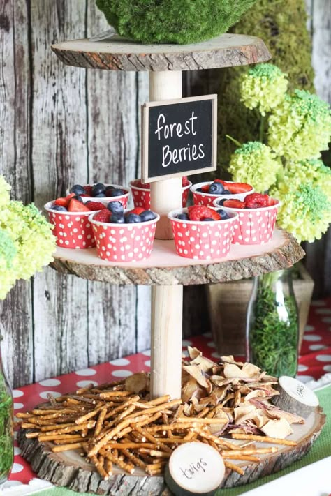 Woodland Themed Birthday Party Woodland Fairy Birthday, Enchanted Forest Birthday, Woodland Fairy Party, Forest Birthday Party, Fairy Garden Birthday Party, Hantverk Diy, Forest Birthday, Woodland Birthday Party, Forest Party