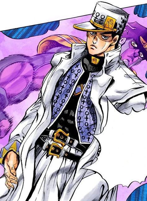 Jotaro Kujo | JoJo's Bizarre Wiki | Fandom Jotaro Part 4, Jojo's Bizarre Adventure Characters, Star Platinum, Jojos Bizarre Adventure Jotaro, Yoshikage Kira, Joseph Joestar, Jojo Parts, Battle Star, Jojo's Bizarre Adventure Anime