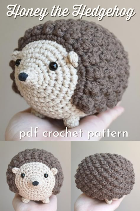 Adorable little hedgehog crochet pattern is the perfect quick little amigurumi pattern for a hedgehog lover. Super quick and quirky last-minute handmade gift idea! #crochetpattern #amigurumipattern #hedgehogcrochetpattern #handmadegifts #yarn #crafts #MochaStitch #CraftEvangelist How To Crochet A Hedgehog, Crochet Amigurumi Hedgehog, Easy Crochet Hedgehog Free Pattern, Hedgehog Free Crochet Pattern, Crochet Hat Animal, Hedgehog Amigurumi Pattern Free, Free Hedgehog Crochet Pattern, Owl Free Crochet Pattern, Hedgehog Crochet Pattern Free