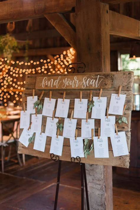 Table Assignments Wedding, Woodland Wedding Centerpieces, Wedding Table Assignments, Wedding Table Signage, Seating Chart Wedding Diy, Table Seating Plan, Wedding Table Seating Plan, Wedding Guest Table, Plan Wedding