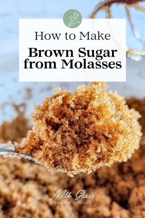 Don't let a lack of brown sugar derail your baking plans – learn how to make brown sugar with molasses! It's a quick and easy process that will save you time and frustration in the kitchen. Once you see how effortless it is, you'll wonder why you ever bought pre-packaged brown sugar. Diy Brown Sugar, Brown Sugar Recipe, Make Brown, Make Brown Sugar, Brown Sugar Recipes, How To Make Brown, Homemade Sauce, Molasses, Run Out