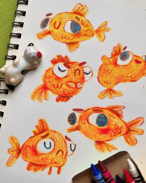 Crayon Sketches Ideas, Drawing Ideas For Portfolio, Crayola Pencil Art, Crayon Digital Art, Multicolor Pen Drawing, Cool Sketchbook Ideas Inspiration, Colorpencils Drawing Idea, Art Inspo People, Cute Crayon Doodles