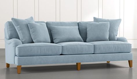 Light Blue Couch Living Room, Light Blue Couches, Blue Sofa Living, Light Blue Sofa, Blue Sofas Living Room, Blue Couch Living Room, Light Gray Sofas, Blue Couch, Blue Accent Pillow