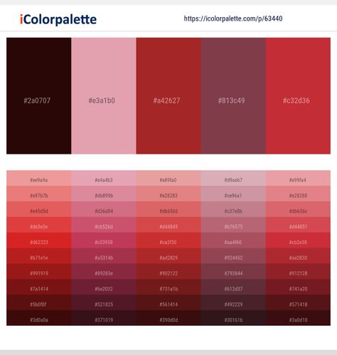 Colors included in this palette similar to Aubergine, Aubergine and Brick Red, Aubergine and Kobi, Aubergine and Lotus, Aubergine and Mexican Red, Black, Brick Red, Brown, Brown and Fire Brick, Brown and Sienna, Claret Red, . Download color palette as Pdf, Adobe swatch and more. Color Palette With Red, Orange Wedding Color Palette, Shades Of Red Color, Orange Color Shades, Burgundy Color Scheme, Sangria Color, Pantone Red, Orange Wedding Colors, Hazelnut Chocolate