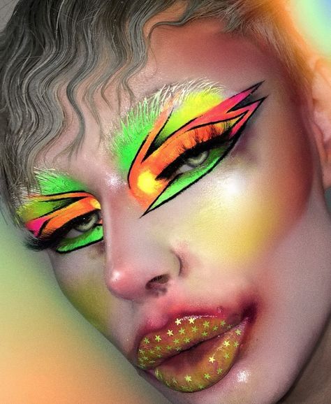 B E N  N I C H O L A S on Instagram: “TOXIC WASTE🤮💚 . Abit more creative than what I’ve been doing lately but i want to bring my creativeness back💁🏼‍♂️😂 ————————— PRODUCTS…” Makeup Neon, Toxic Waste, Fantasy Makeup, Halloween Face, Face Makeup, Halloween Face Makeup, Makeup Looks, Neon, Bring It On