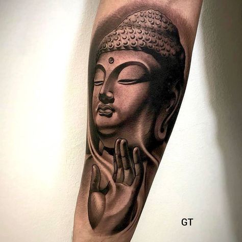 Buddha Tatoo, Buddhist Symbol Tattoos, Buddha Tattoo Sleeve, Buda Tattoo, Zen Tattoo, Buddhist Tattoo, Buddha Tattoo Design, Girl Face Tattoo, Buddha Tattoos