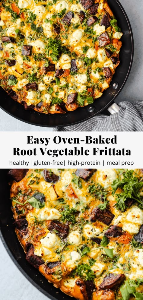 High Vegetable Breakfast, Root Vegetable Bake, Vegan Root Vegetable Recipes, Pro Metabolic Recipes Breakfast, Metabolic Eating Recipes, Egg And Vegetable Recipes, Root Veggie Recipes, Prometabolic Dinner Recipes, Pro Metabolic Recipes Dinner