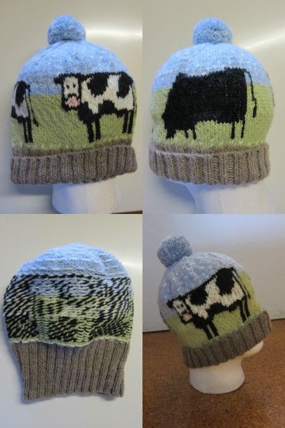 Cow Hat, Knit Beanies, Hat Knitting Pattern, Hat Knitting, Knitted Beanie, Hat Knitting Patterns, Hat Pattern, Knit Beanie, Knitting Pattern