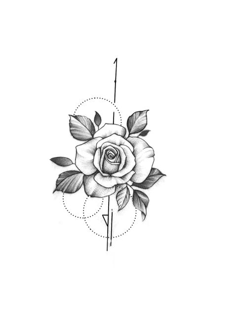 Roses Rose Tattoos For Women, Inspiration Tattoos, Rose Tattoo Design, Tattoo Feminina, Mandala Tattoo, Tattoo Design Drawings, Rose Tattoos, Mini Tattoos, Rose Tattoo