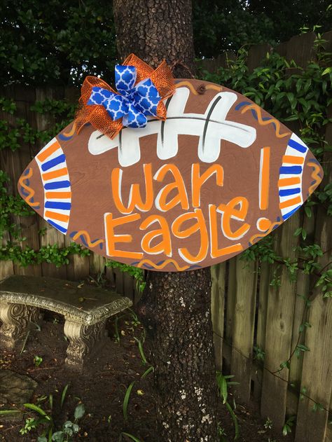 Auburn Football Door Hanger, Auburn Door Hanger, Auburn Door Hangers, Torch Wood, Tiger Wood, Football Door Hangers, Door Signs Diy, Front Door Signs, Wood Door Hangers