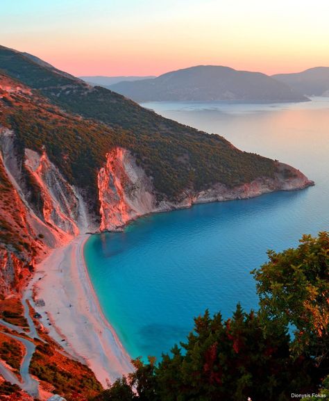 *** Myrtos beach by night, Kefalonia, Greece! *** Ithaca Greece, Greece Photos, Myrtos Beach, Banff Lake, Kefalonia Greece, Greek Beaches, Mediterranean Travel, Greece Beach, Beach At Night