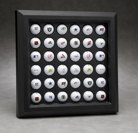 Display 36 golf balls in this case DC-BL-GB www.diamondimprints.com Golf Ball Display, Golf Ball Displays, Ball Display, Acrylic Display Case, Acrylic Display, Christmas Gifts For Men, Golf Balls, Golf Ball, Display Case