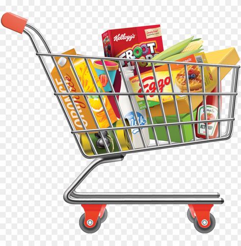 Groceries Png, Shopping Cart Logo, Transparent Icons, Logo Family, Cart Logo, Grocery Store Shopping, Logo Online Shop, Shopping Clipart, Grocery Basket