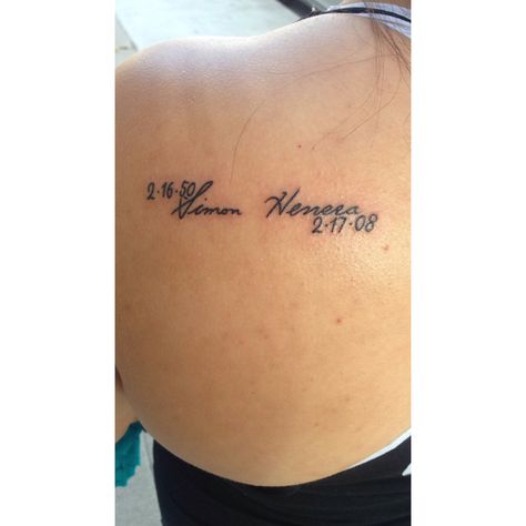 Signature tattoo of my grandpa ❤️ Signature Tattoo, Tattoo Quotes, Tattoo Ideas, Tattoos