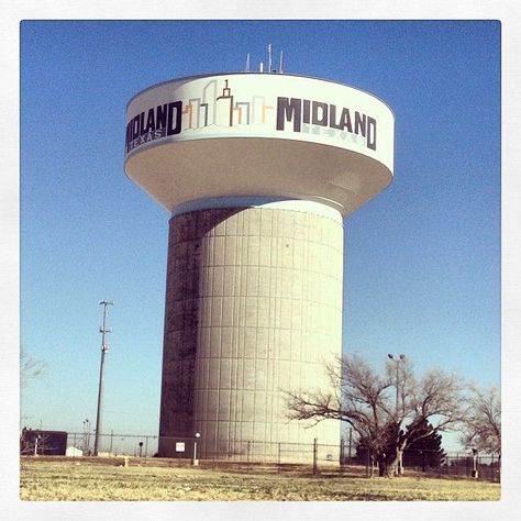 Midland Texas, Texas Things, Wind Mills, Water Towers, Texas City, Railroad Photos, Weekend Activities, West Texas, Texas Travel