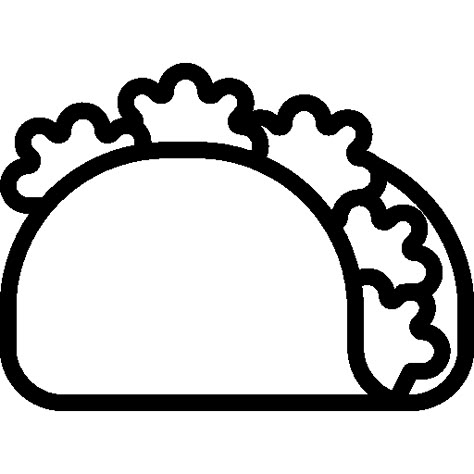 Taco Drawing Easy, Taco Coloring Pages, Taco Art, Taco Drawing, Bahasa Jepun, Cute Food Drawings, Little Doodles, Easy Doodles Drawings, Cute Doodle Art