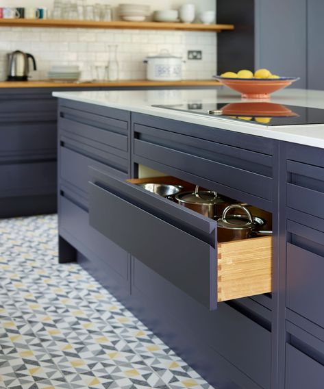 How To Organize Kitchen Island Cabinets, Kitchen Island Cupboards Both Sides, Kitchen Island With Pull Out Drawers, Kitchen With Lots Of Drawers, Kitchen Island With All Drawers, Storage In Island Kitchen, Kitchen Island Storage Ideas Drawers, Kitchen Island Maximum Storage, Kitchen Island With Sink And Storage