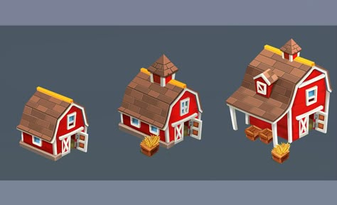 ArtStation - Village farm game Fall Storytime, Aisha Ahmed, Farm Map, Harvest Games, Truck Games, Farm Games, Farm Trucks, Farm Shop, Chicken House