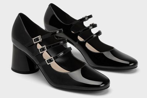 Charles And Keith Shoes, Heel Mary Janes, Shoes Png, Charles And Keith, Zapatos Mary Jane, Patent Shoes, Faux Leather Heels, Mary Jane Pumps, Mary Jane Heels