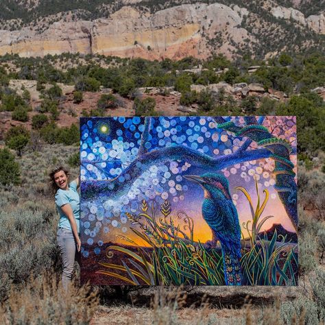 Iris Scott Art, Giant Watercolor Paintings, Giant Paint Palette, Iris Scott Paintings, Giant Painting, Iris Painting Van Gogh, Iris Scott, Paint Nite, Abstract Art Inspiration