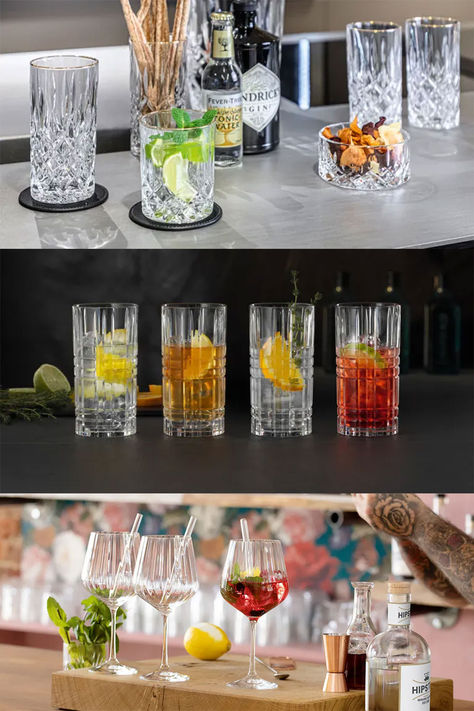 Learn all about how G&T glassware has evolved over the years, plus which style we recommend using to allow your gin and tonic to thrive. Tonic Water, Gin And Tonic, Decanters, Over The Years, Gin, Evolution, United Kingdom, Glass