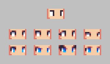 Beginner: Low Res Character. | kurovadis Pixelart Character Tutorial, How To Draw Pixel Art Characters, Pixel Character Tutorial, Cute Pixel Character, Pixel Art Characters Tutorials, How To Draw Pixel Art, Sprite Sheet Character, Pixel Art Characters 64x64, Pixel Art Reference