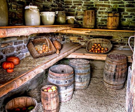 I bet the inventory in the root cellars of Appalachia always got low the springtime of year. This is the root cellar at Crab Orchard Museum in Tazewell, Virginia. Medieval Food Storage, Root Cellar Ideas, Tazewell Virginia, Appalachian Home, Root Cellar Storage, Appalachian Recipes, Pinto Bean Soup, Root Cellars, Cellar Ideas