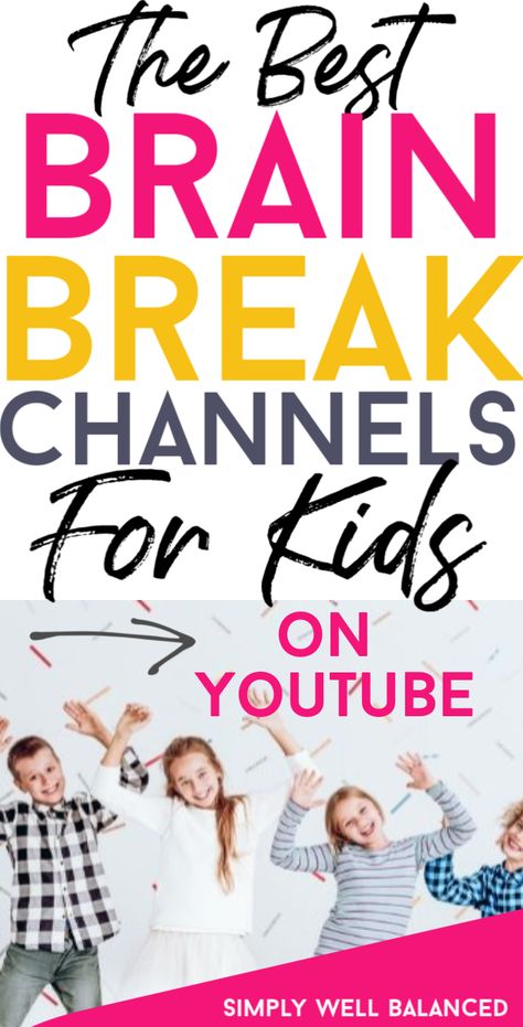 Body Breaks In The Classroom, Brain Breaks Preschool, Body Breaks For Kids, Preschool Brain Breaks, Brain Breaks For Homeschool, Movement Breaks In The Classroom, Fun Brain Breaks For Kids, Fun Brain Breaks For Middle School, Classroom Brain Breaks Elementary